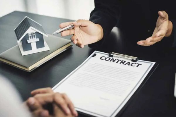 mẫu hợp đồng chia tách nhà đất