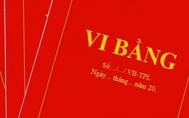 vi bằng vi phạm hợp đồng