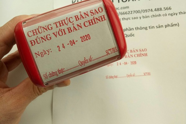 vi bằng và chứng thực