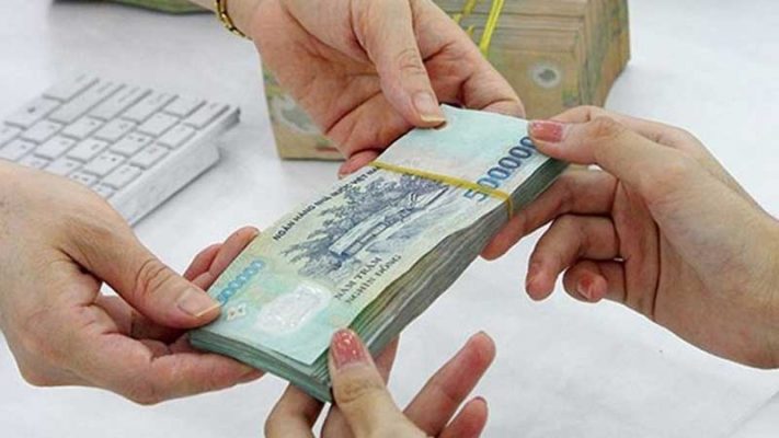 vi bằng giao nhận tiền