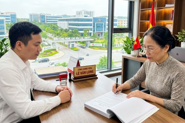 Di chúc để lại đất trong khu công nghệ cao