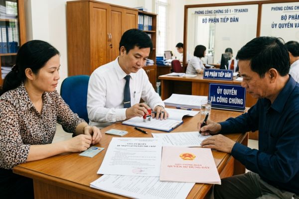 Ủy quyền để nhận lại tài sản thế chấp