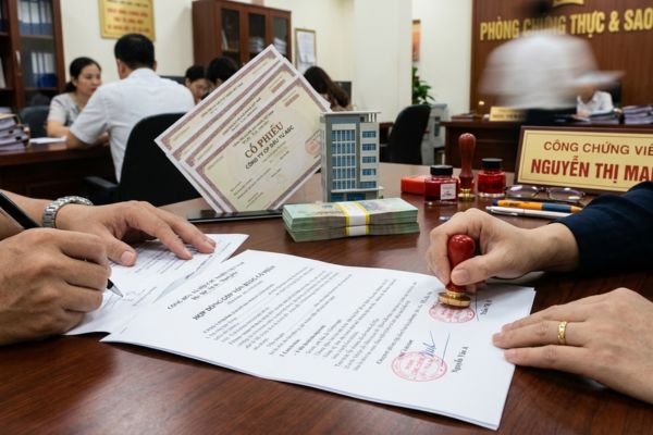 Công chứng hợp đồng góp vốn bằng cổ phần