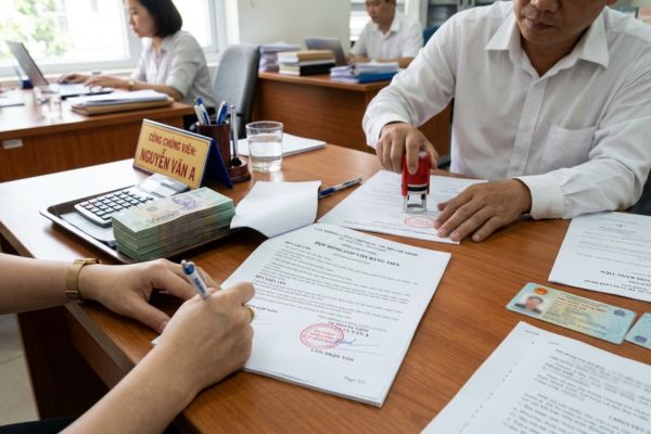 Công chứng hợp đồng góp vốn bằng tiền