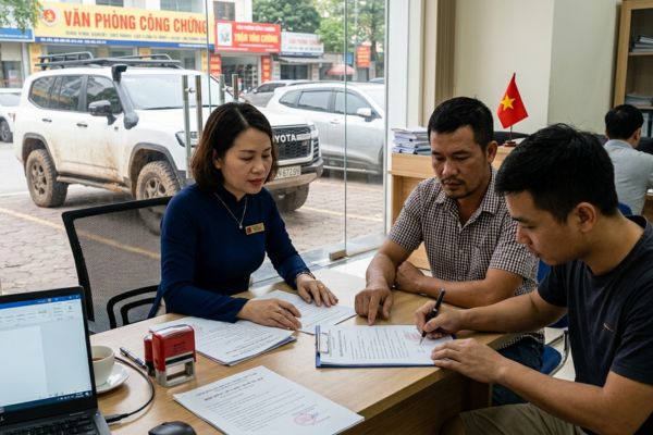 Công chứng hợp đồng mua bán xe địa hình 4x4