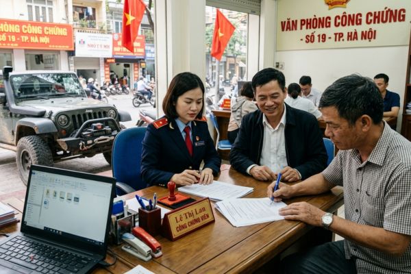 Công chứng hợp đồng mua bán xe địa hình Jeep