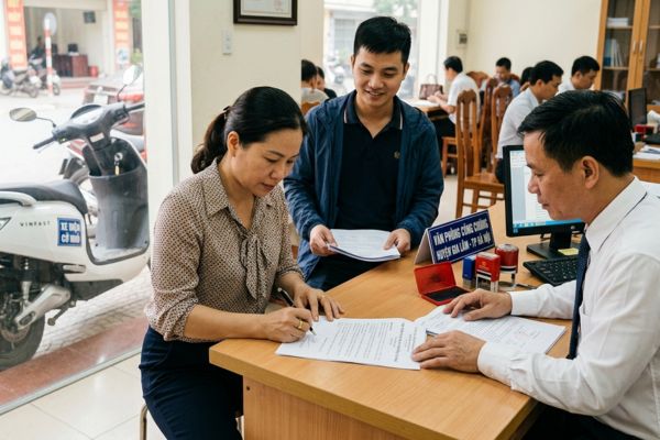 Công chứng hợp đồng mua bán xe điện cỡ nhỏ