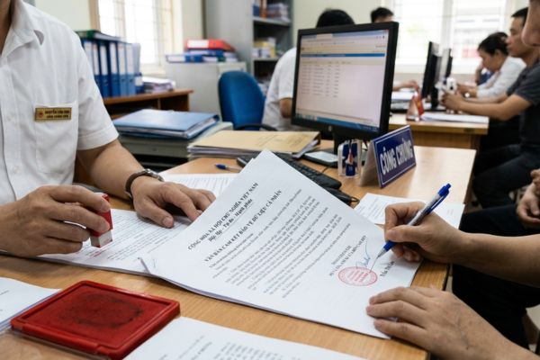 Công chứng văn bản cam kết bảo vệ dữ liệu