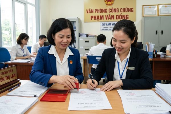 Công chứng văn bản xác nhận đồng ý