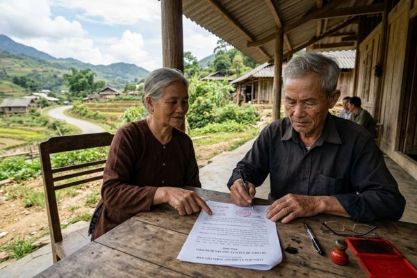 Di chúc để lại đất trong vùng có điều kiện kinh tế đặc biệt