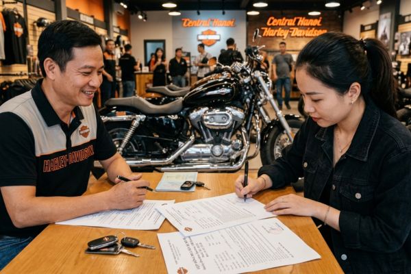 Hợp đồng mua bán xe Harley-Davidson Sportster