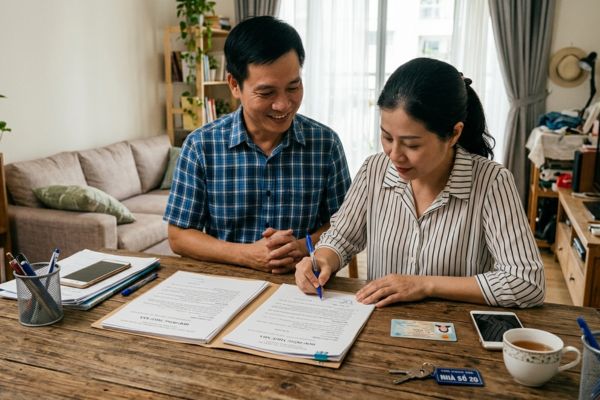 Hợp đồng thuê nhà đứng tên một bên vợ hoặc chồng