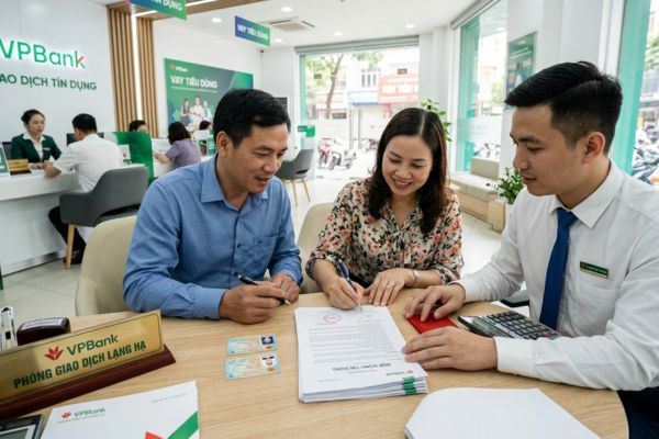 Hợp đồng tín dụng giữa vợ chồng với ngân hàng