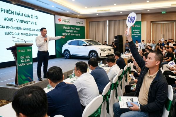 Mua xe trong đấu giá tài sản của ngân hàng