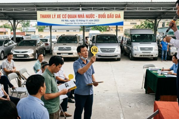 Mua xe từ cơ quan nhà nước thanh lý