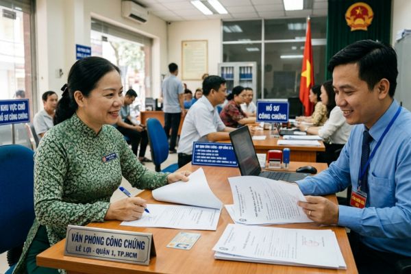 Quy định về công chứng hợp đồng mua bán xe phục vụ giáo dục