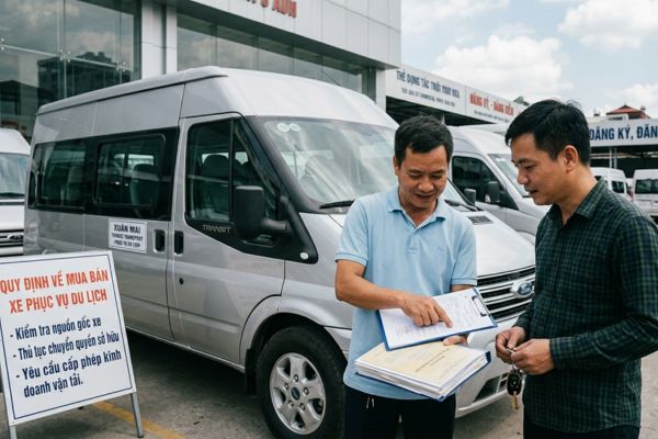 Quy định về mua bán xe phục vụ du lịch