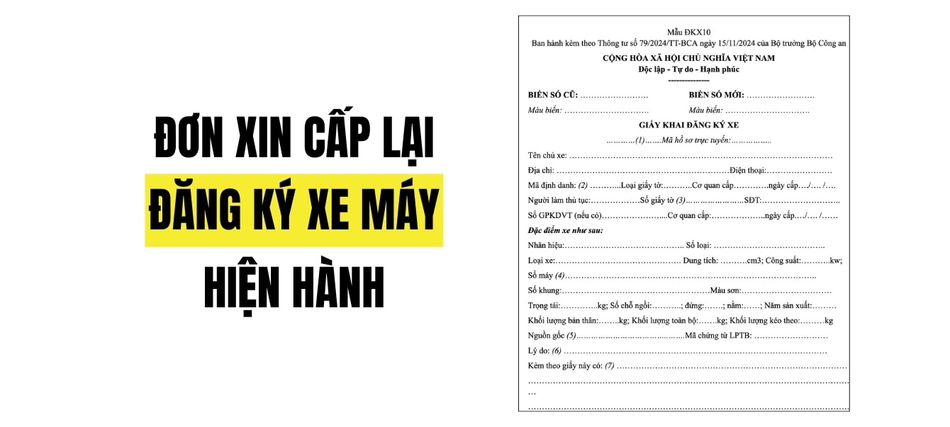 cấp lại giấy đăng ký xe