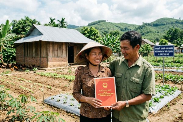 Đất được cấp từ chương trình xóa đói giảm nghèo trong thời kỳ hôn nhân