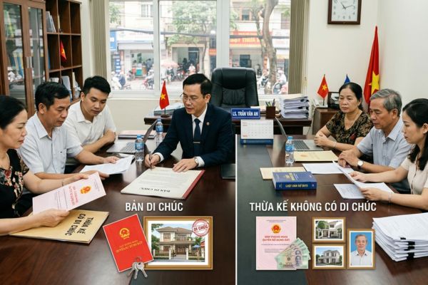 Tài sản thừa kế có di chúc và không có di chúc