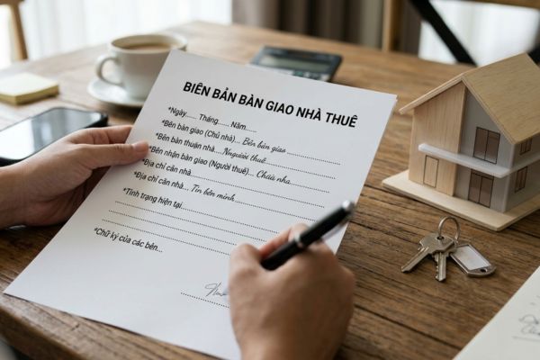 Cách viết biên bản bàn giao nhà thuê