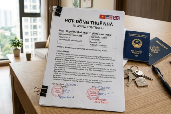 Hợp đồng thuê nhà có yếu tố nước ngoài