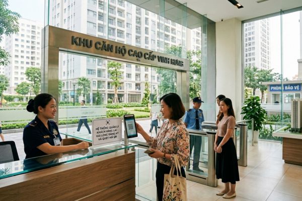 Mua nhà căn hộ có hệ thống quản lý khách vãng lai