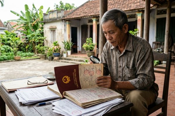 Mua nhà đất có sổ đỏ nhưng đã qua nhiều lần chuyển nhượng
