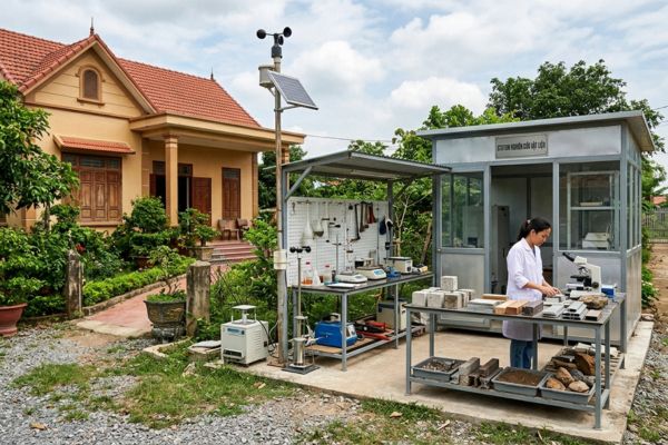 Mua nhà đất có thể đặt trạm nghiên cứu vật liệu được không?