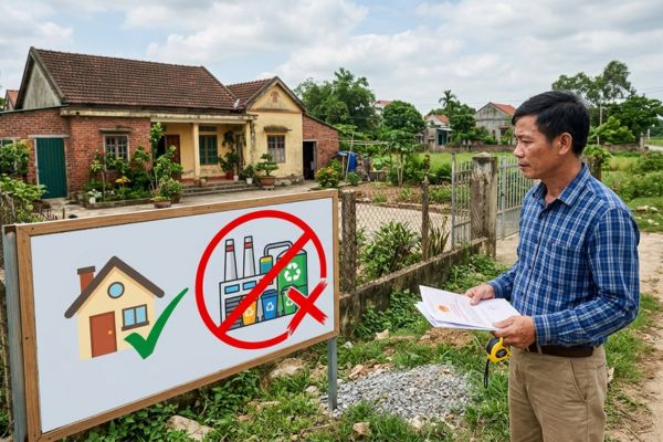 Mua nhà đất có thể đặt trạm xử lý rác thải được không?