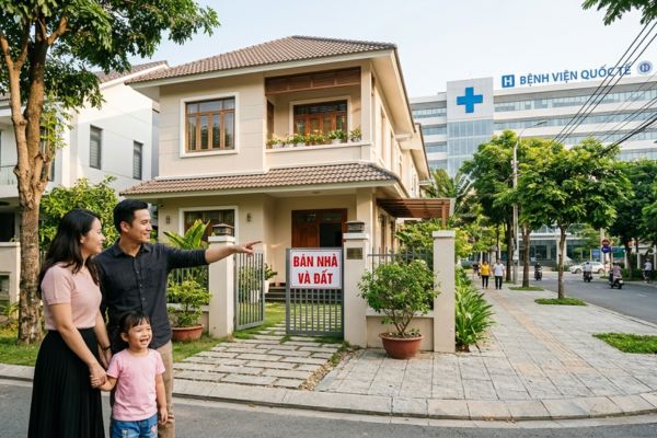 Mua nhà đất ở vùng có bệnh viện quốc tế gần