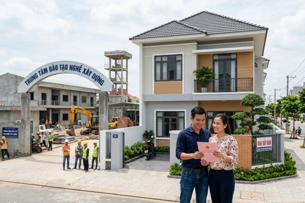 Mua nhà đất ở vùng có trung tâm đào tạo xây dựng