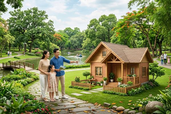 Mua nhà đất trong vùng có công viên cây xanh