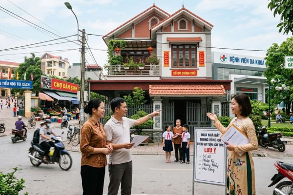 Mua nhà đất trong vùng có dịch vụ tiện ích tốt: Lưu ý