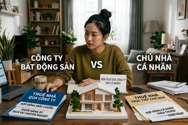 Nên thuê nhà qua công ty hay cá nhân?