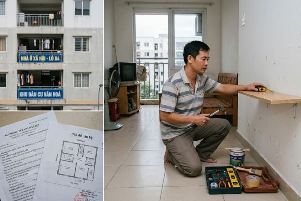 Nhà ở xã hội (NƠXH) cho thuê: Có được phép sửa chữa?