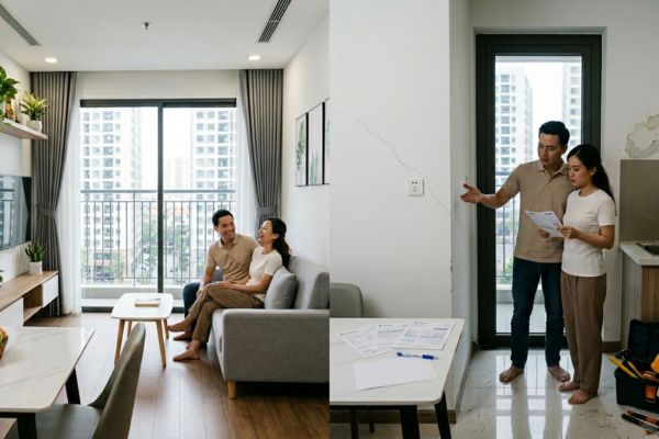 Ưu nhược điểm thuê nhà mới hoàn thiện