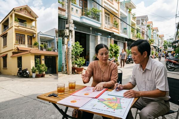 Bán đất trong khu dân cư hiện hữu: Pháp lý, quy hoạch và cuộc sống