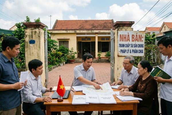 Bán nhà có tranh chấp tài sản chung: Pháp lý và phân chia