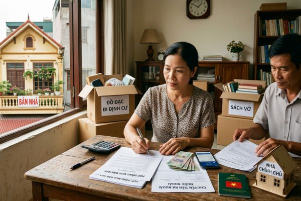 Bán nhà để đi định cư nước ngoài: Hướng dẫn chuyển tiền bán nhà ra nước ngoài hợp pháp