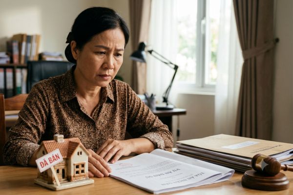 Bán nhà khi đang tham gia tố tụng vụ án dân sự khác: Có bị phong tỏa tài sản?