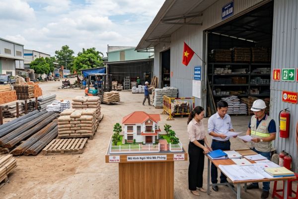 Bán nhà kho vật liệu xây dựng: Pháp lý và an toàn Phòng cháy chữa cháy