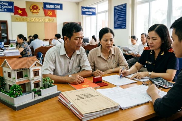 Bán nhà nhưng chưa nộp lệ phí trước bạ: Có ký hợp đồng công chứng được không?