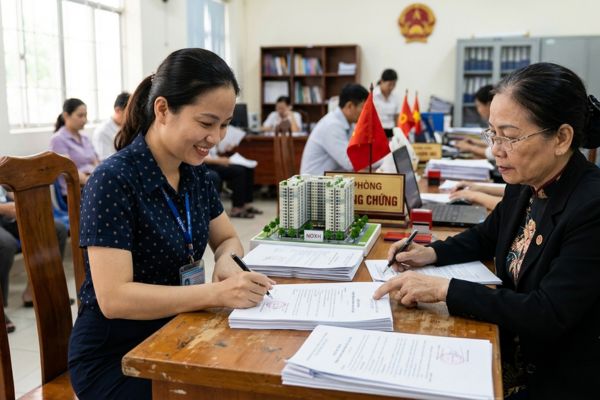 Công chứng hợp đồng mua bán Nhà ở xã hội (NƠXH) cho cán bộ công chức