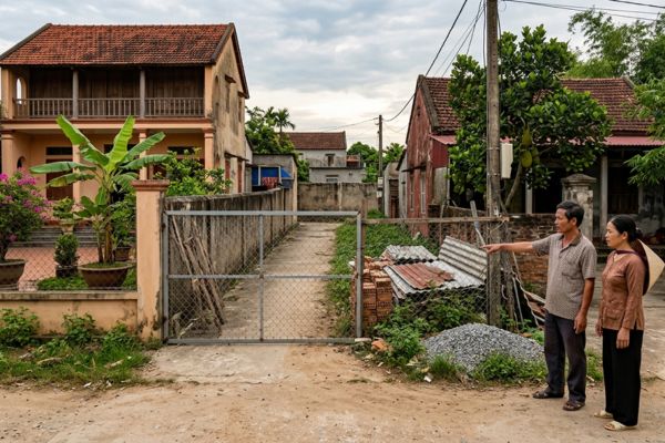 Đất đai bị hàng xóm bịt lối đi chung: Quy trình khiếu nại đòi lại lối đi đúng luật
