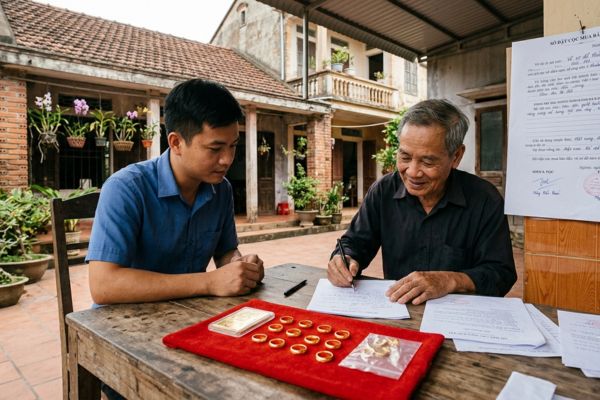 Mua đất đặt cọc bằng vàng: Rủi ro biến động giá và cách ký thỏa thuận