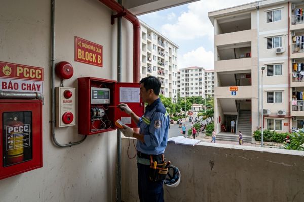 Nhà ở xã hội (NƠXH) cho thuê: Ai chịu trách nhiệm về hệ thống báo cháy?