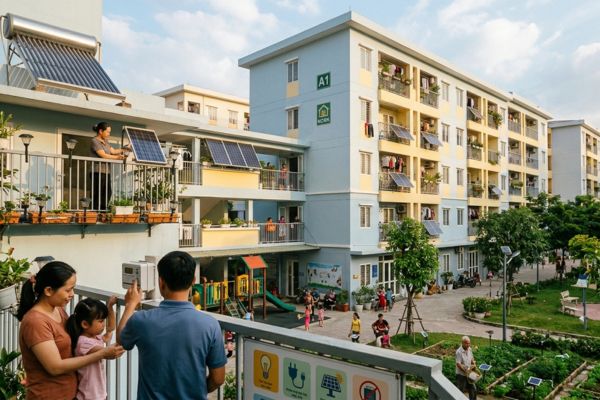 Nhà ở xã hội (NƠXH) và vấn đề sử dụng điện tiết kiệm