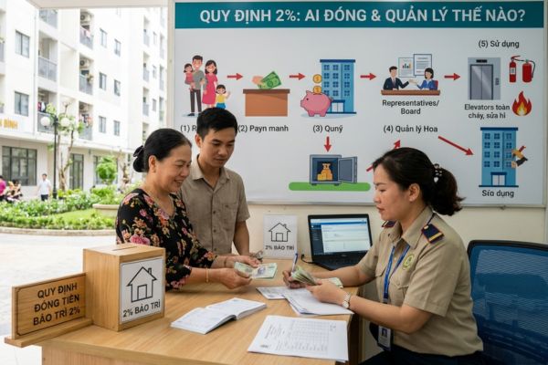 Quy định đóng tiền bảo trì 2% tại các dự án Nhà ở xã hội: Ai đóng và quản lý như thế nào?