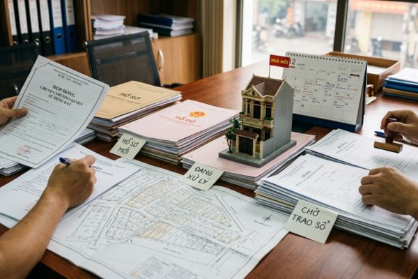 Sang tên đất mất bao lâu? Lộ trình từ lúc ký công chứng đến khi nhận sổ